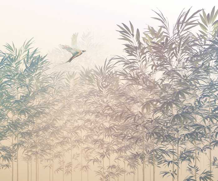 Digital wallpaper Bamboo Paradise