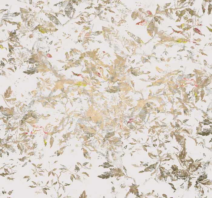 Digital wallpaper Golden Feathers