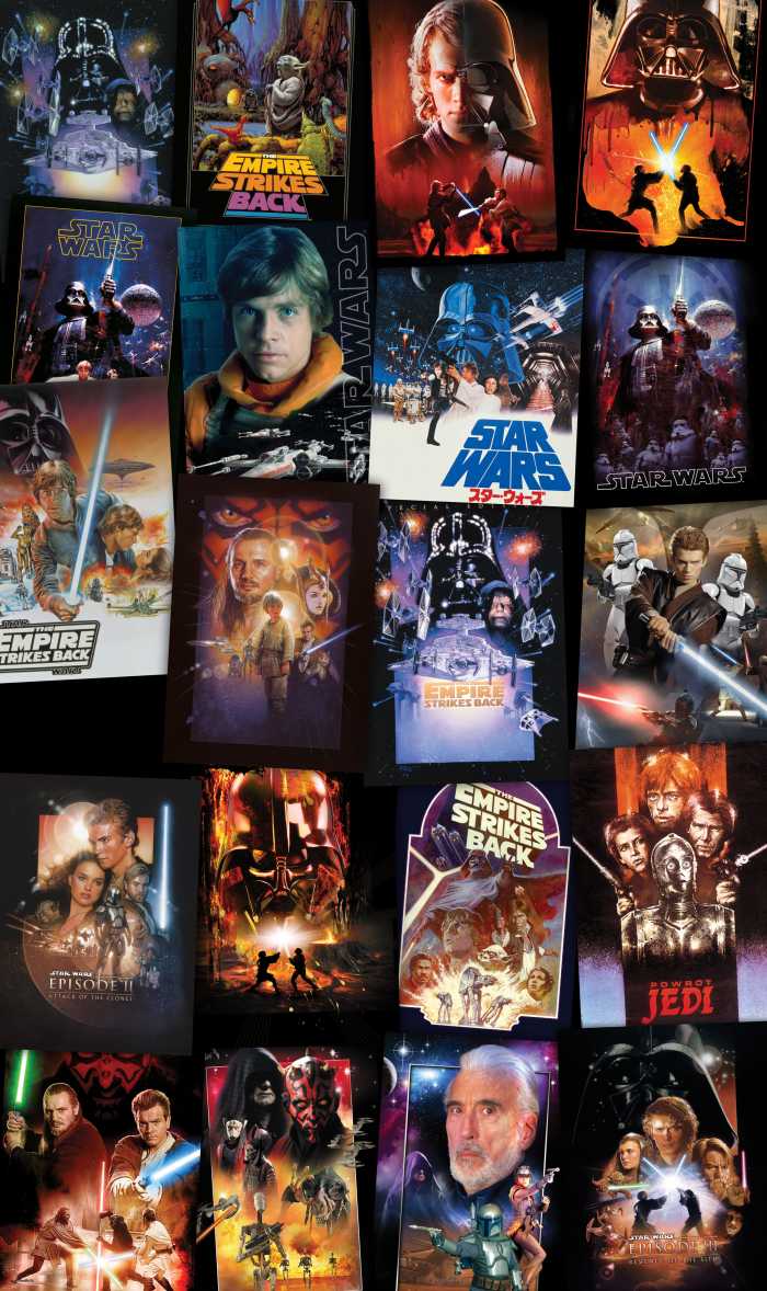 Panel Star Wars Posters Collage