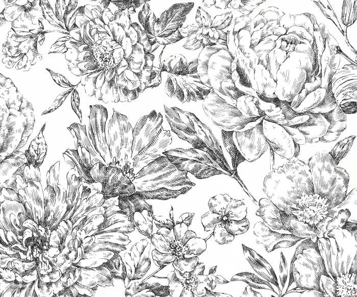Digital wallpaper Flowerbed