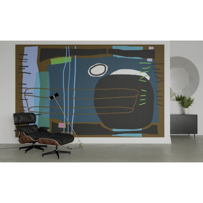 Composition 5 brown-blue