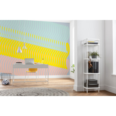 Comb bleu-yellowapricot