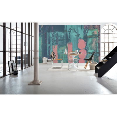 Stems Blooming petrol-rose