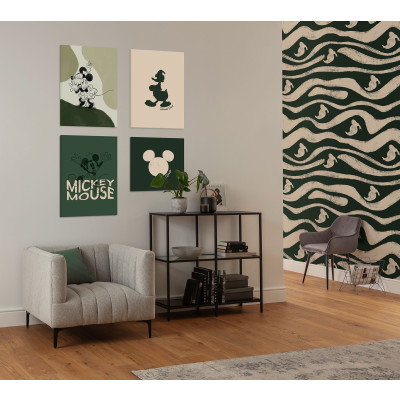 Disney Donald Duck Green Waves