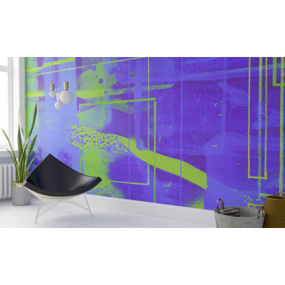 Columns Hanging blue