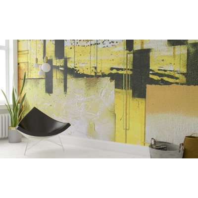 Squares Dropping grey-yellow