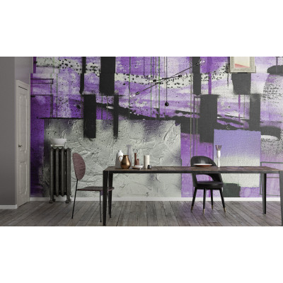 Squares Dropping grau-violett