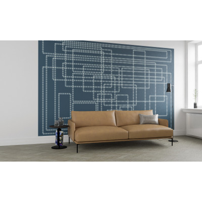 Mills Board Dashed ice-prussian