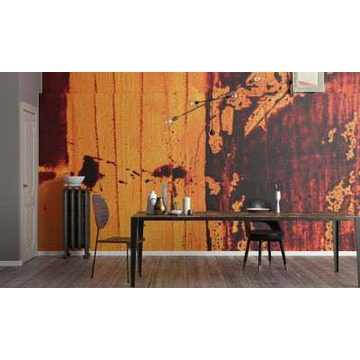 Bubbles Ascending orange