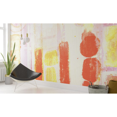 Stems Blooming rose-red