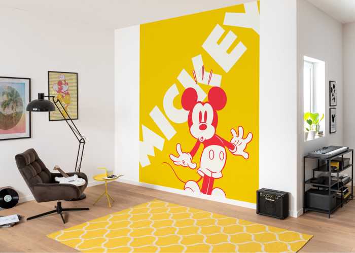 Digital wallpaper Mickey Contrast