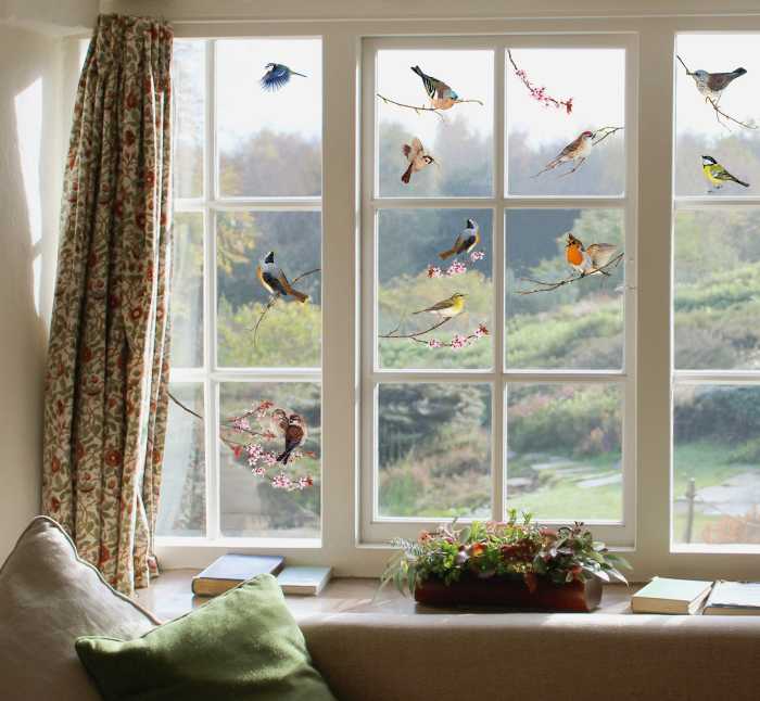 Window sticker Birds