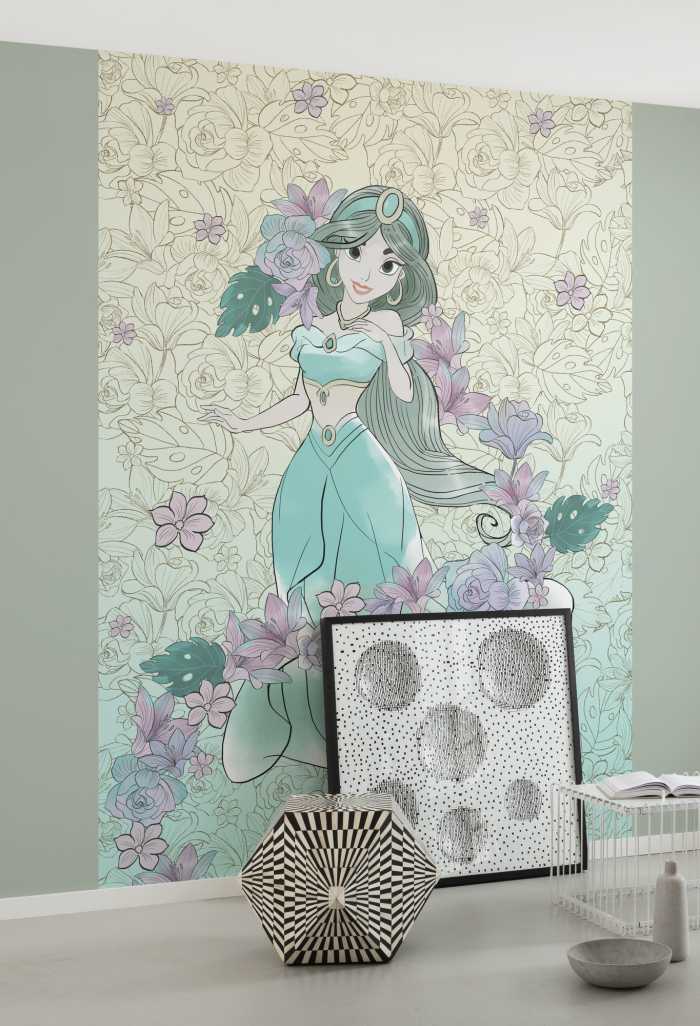Digital wallpaper Jasmin Pale Flowers