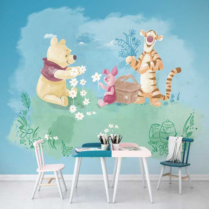 Digital wallpaper Winnie the Pooh Picnic