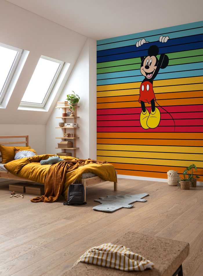 Digital wallpaper Mickey Magic Rainbow