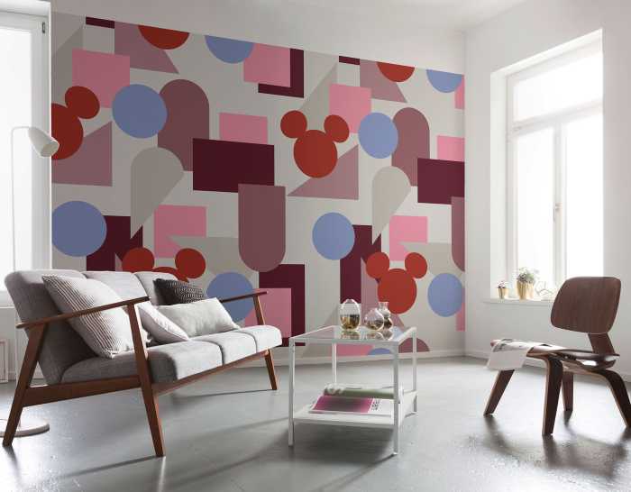 Digital wallpaper Colourful Mickey