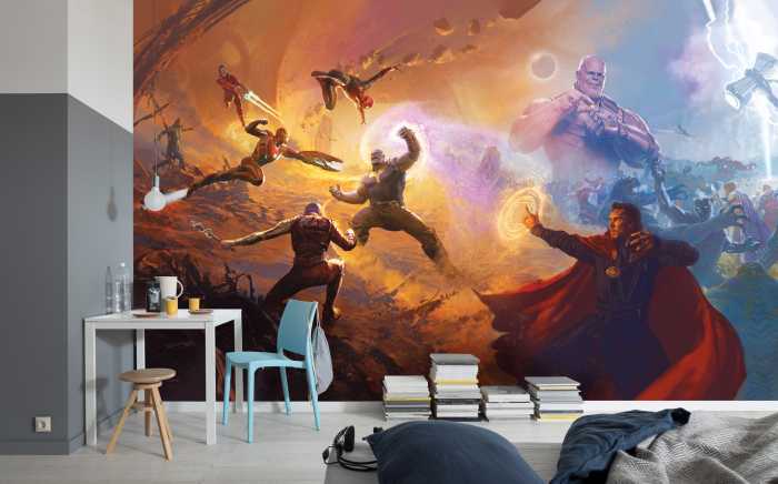 Digital wallpaper Avengers Epic Battles Two Worlds