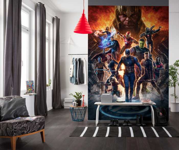 Digital wallpaper Avengers vs Thanos