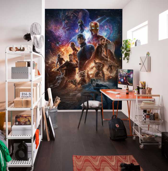 Digital wallpaper Avengers Battle of Worlds
