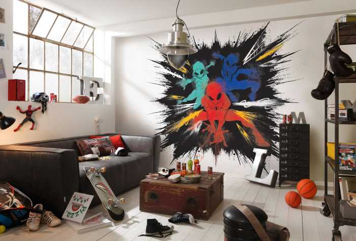Digital wallpaper Spider-Man Color Explosion