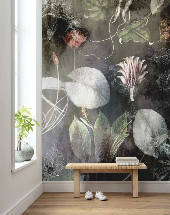 Digital wallpaper Night Flowers