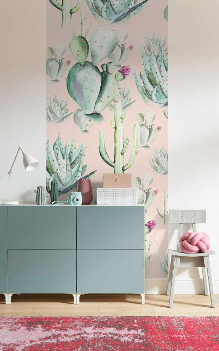 Digital wallpaper Cactus Rose