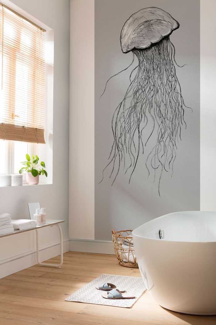 Digital wallpaper Jellyfish
