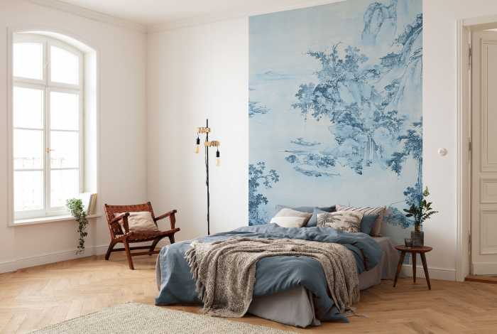 Digital wallpaper Blue China