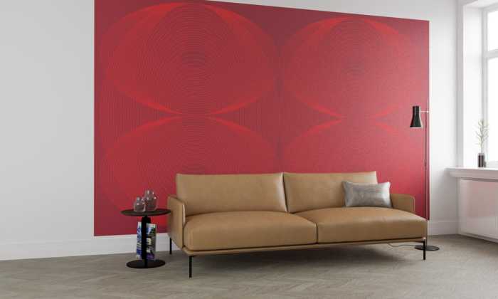 Digital wallpaper Eyes Wide Open Quartett red-red