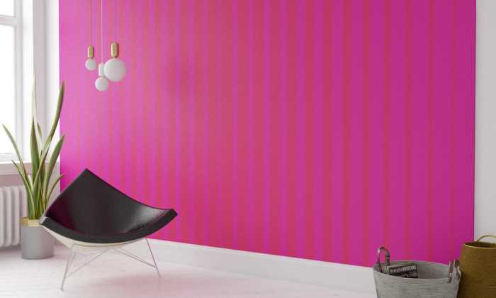 Digital wallpaper Lamello Longo pink-pink