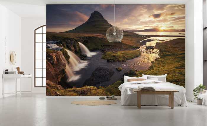 Digital wallpaper Guten Morgen auf Isländisch