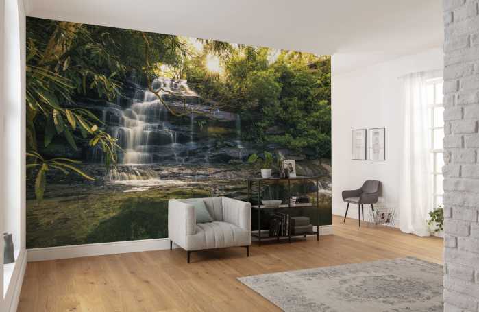 Digital wallpaper Golden Falls