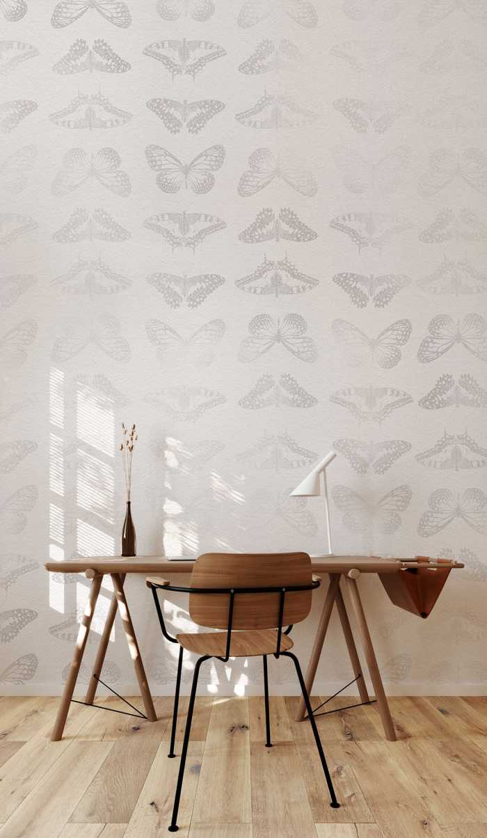Digital wallpaper Mur de Papillons