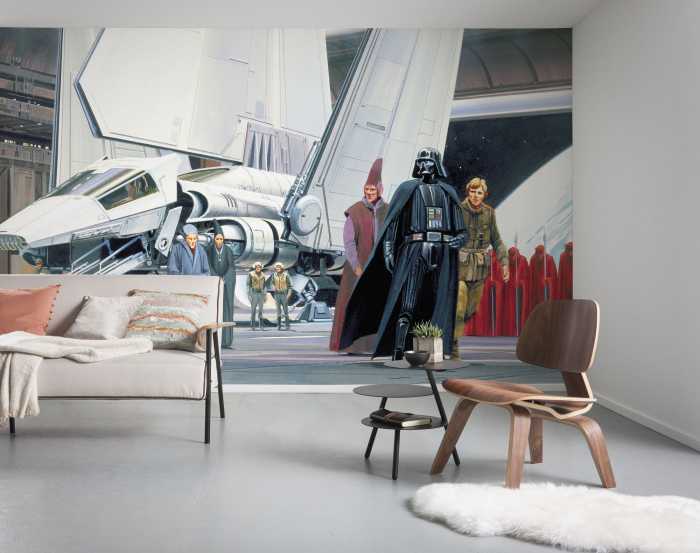 Digital wallpaper Star Wars Classic RMQ Death Star Shuttle Dock