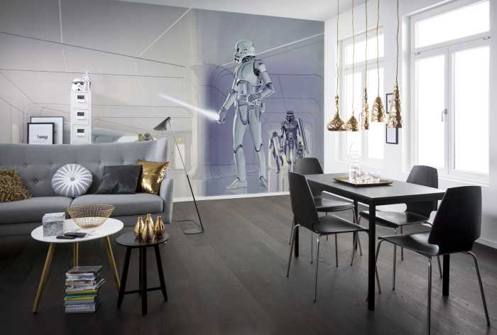 Digital wallpaper Star Wars Classic RMQ Stormtrooper Hallway
