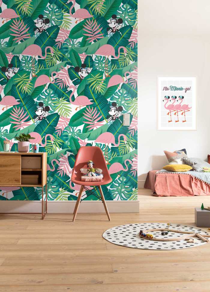 Digital wallpaper Minnie Tropical