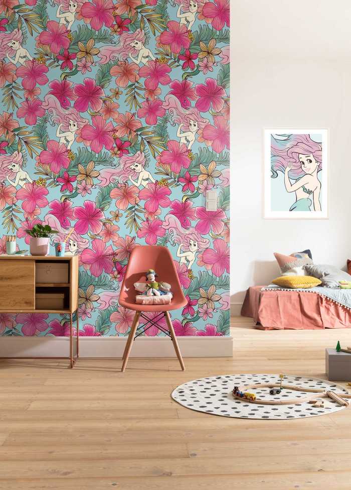 Digital wallpaper Ariel - Pink Flower