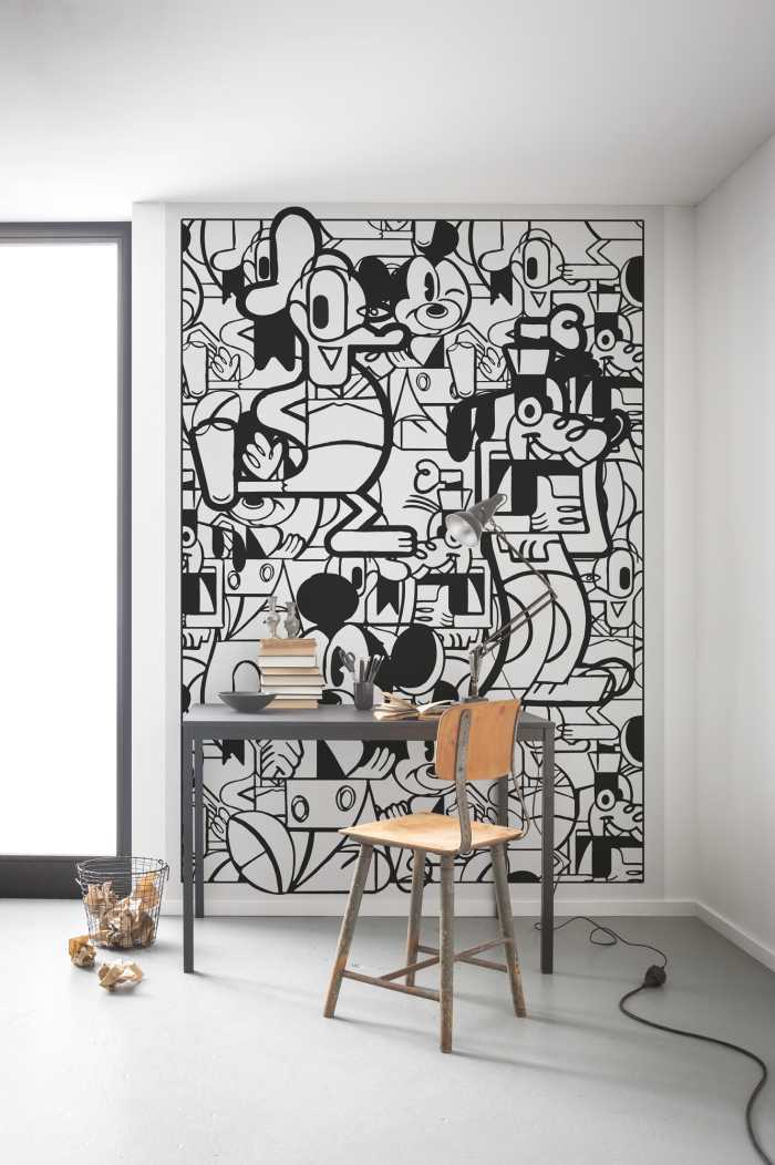 Digital wallpaper Mickey Constructive
