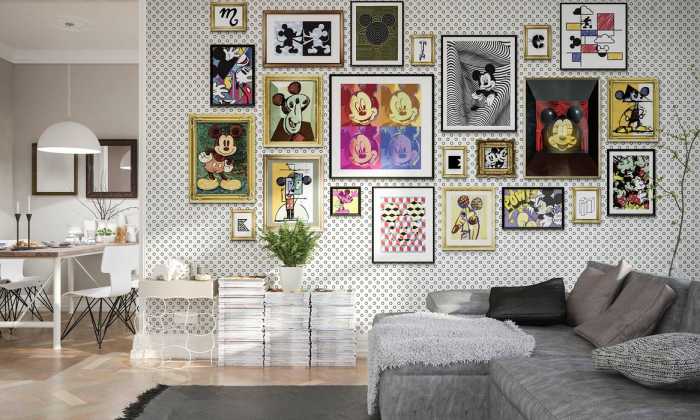 Premium Non-Woven Mickey Art Collection