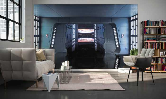 Premium Non-Woven Star Wars Death Star Floor