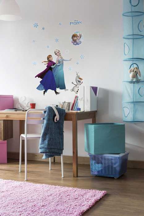 Wall tattoo adhesive foil Anna und Elsa