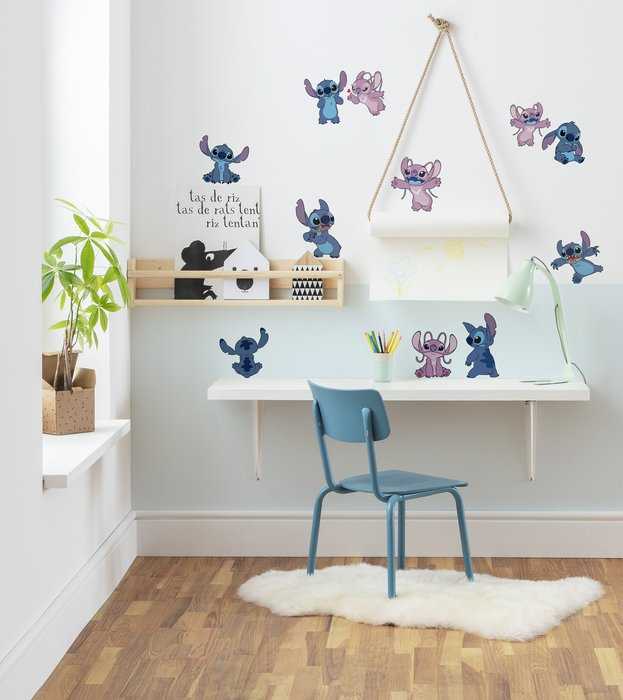  Disney Stitch and Angel Happy