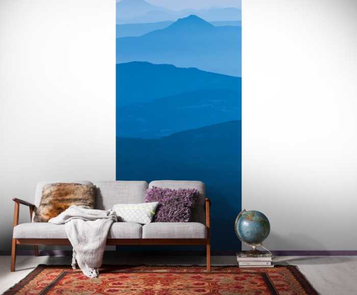 Premium Non-Woven Blue Mountain Panel