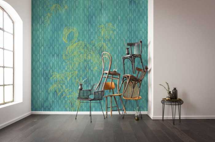 Premium Non-Woven Wild Flamingo I