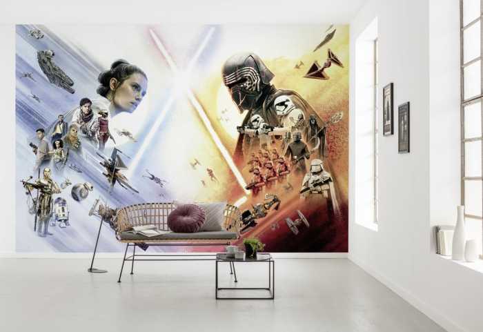 Paper Star Wars Movie Poster Wide
