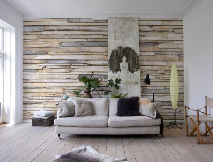 Paper Whitewashed Wood