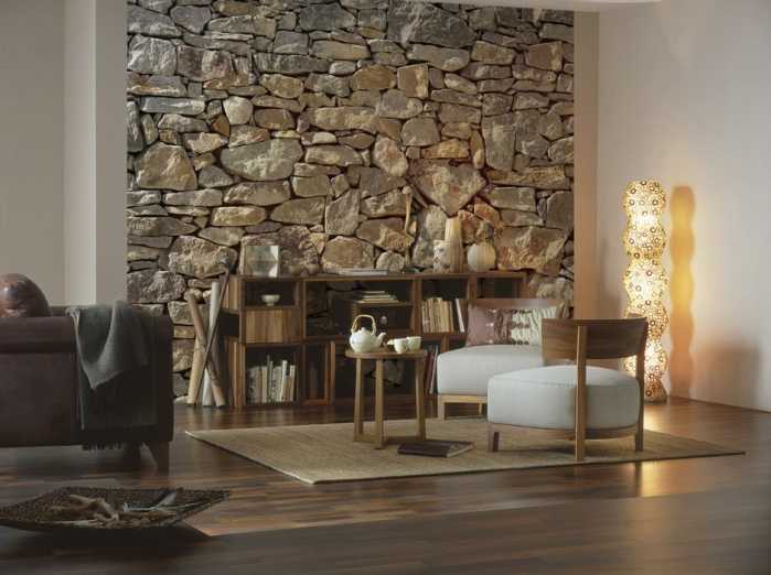 Paper Stone Wall