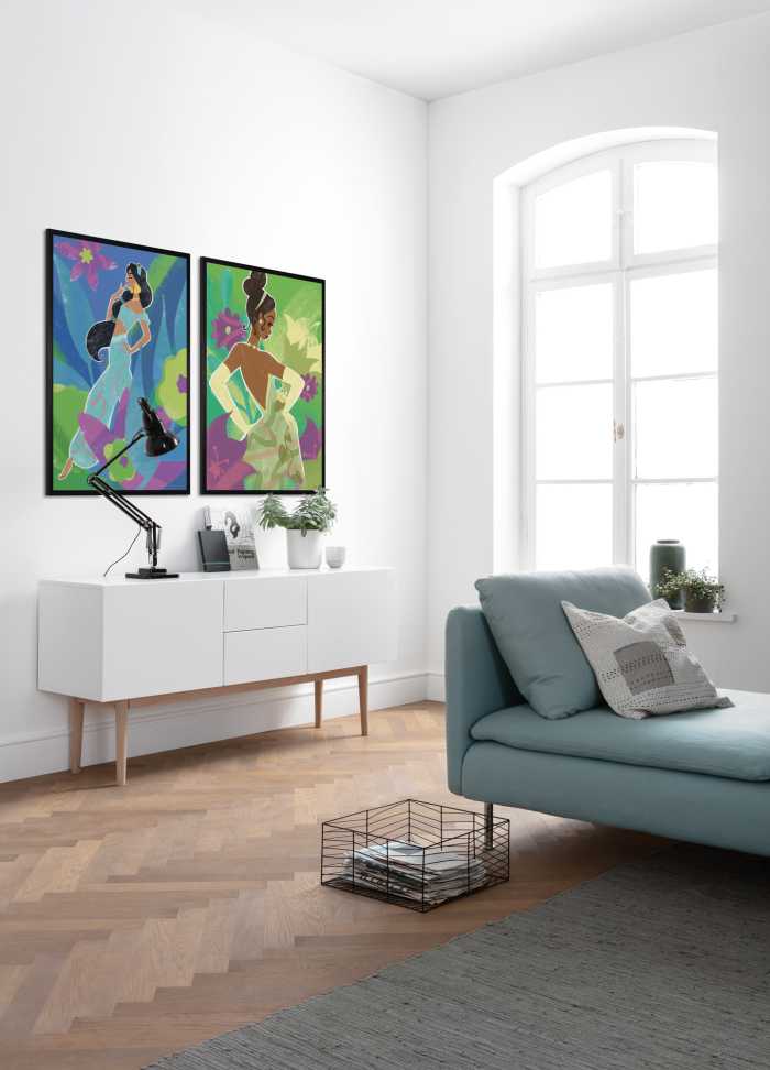 Poster Disney Princess Tiana in Green