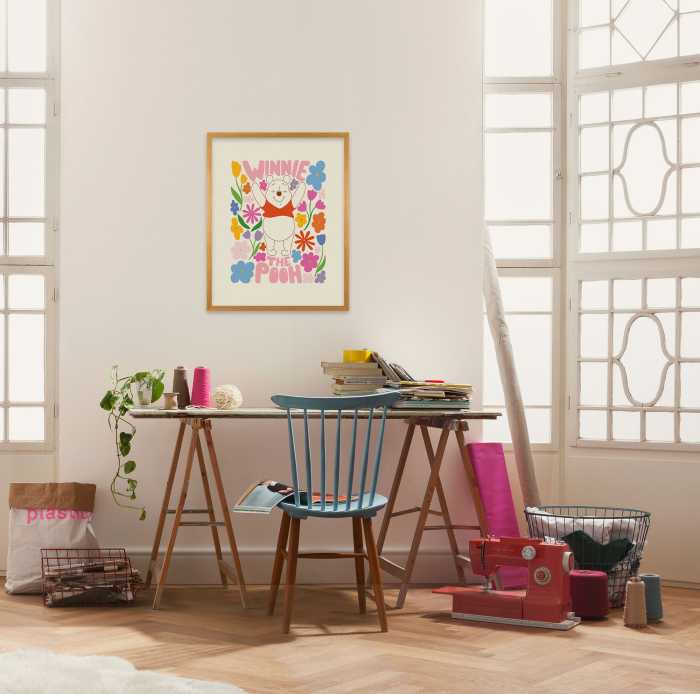 Poster Disney Winnie the Pooh Happy Botanical