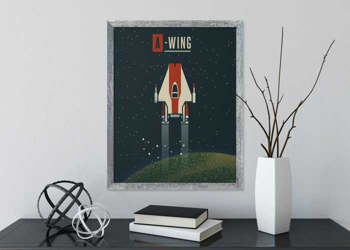 Poster Star Wars - Geeky A-Wing